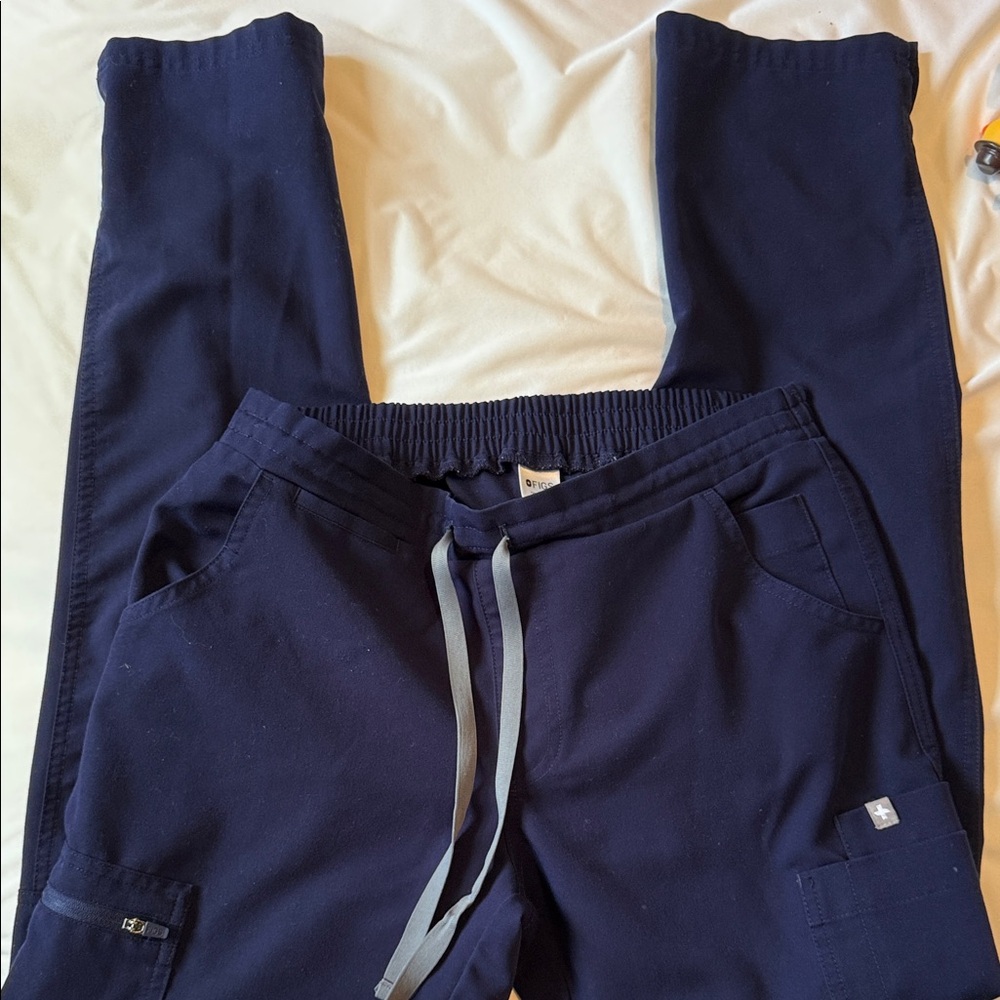 Figs Women's Navy Blue Straight Leg Pants